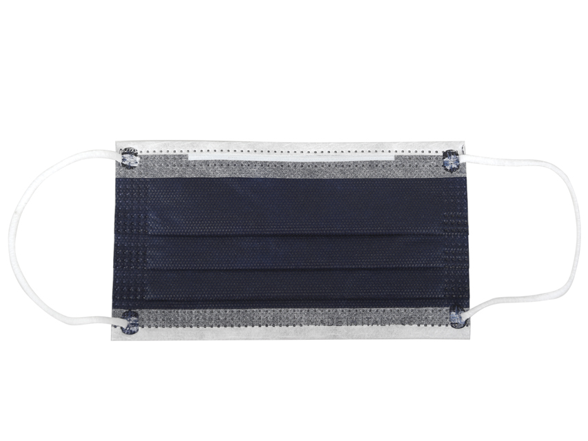 PREMIUM MASCHERINA CHIRURGICA FILTRANTE 98% 3 VELI tipo II con elastici - adulti - blu scuro