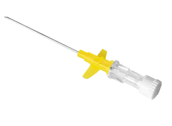 Ago cannula con alette 1 via BD INSYTE   - GIALLO 24G