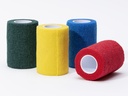 BENDA ELASTICA COESIVA TNT 4,5 m x 7,5 cm - mix 5 colori