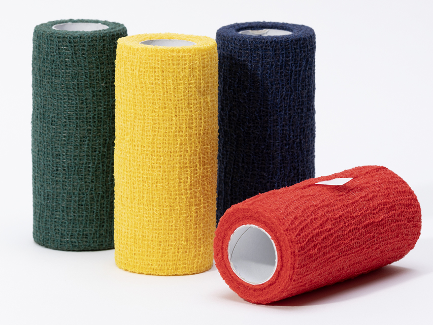 BENDA ELASTICA COESIVA 4 m x 10 cm - colori misti