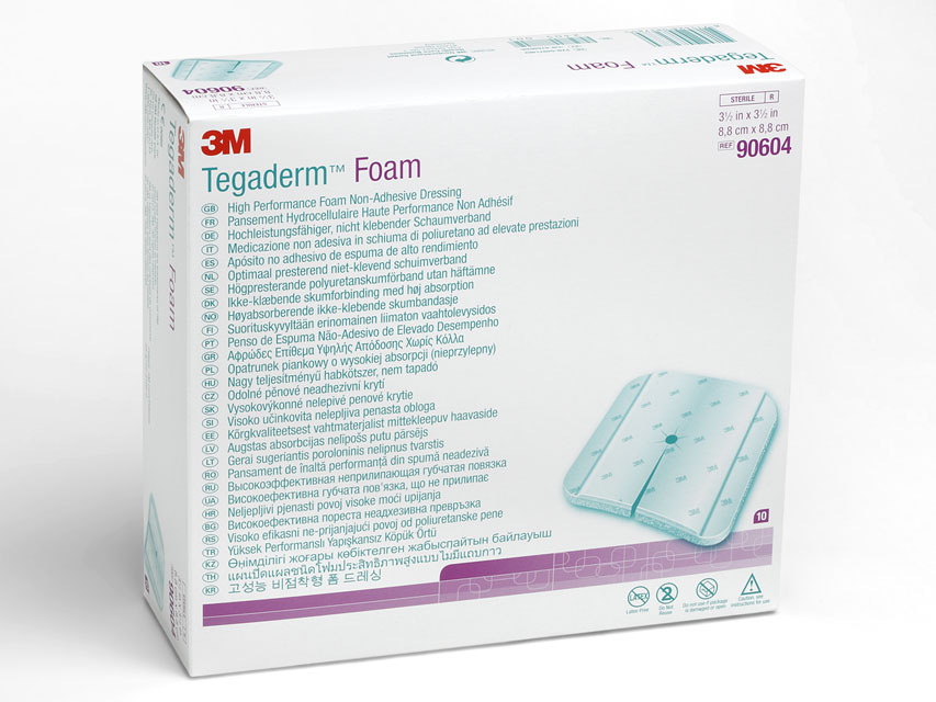 TEGADERM 3M FOAM 8.8x8.8 cm - non adesivo