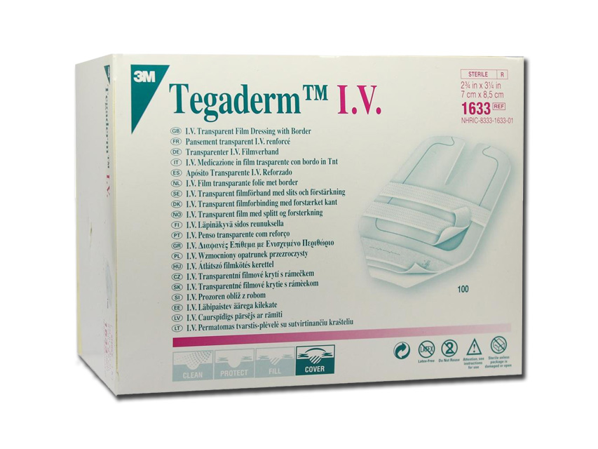 TEGADERM 3M I.V. STRIPS 7x8,5 cm