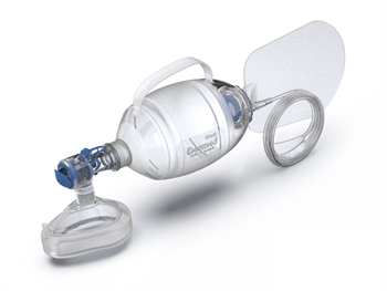 KIT PALLONE RIANIMATORE IN SILICONE con mascherine N. 5 - adulti