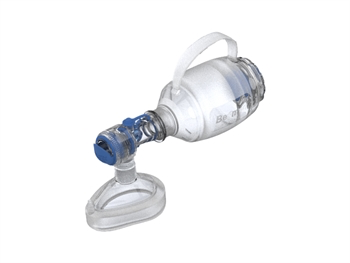 PALLONE RIANIMATORE IN SILICONE con mascherine N. 3 - pediatrico