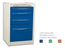 CASSETTIERA MOBILE GE414 4 cassetti 49 cm - colore a scelta