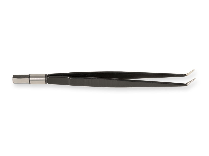 PINZA "NON STICK" RETTA - 18 cm - punte angolate 1 mm