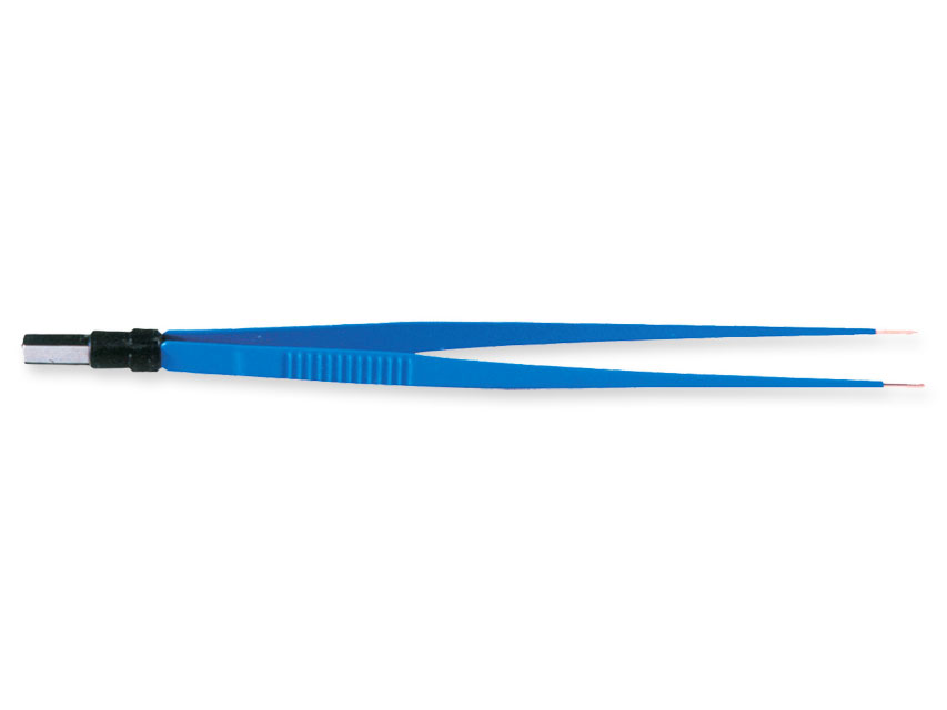 PINZA BIPOLARE RETTA 20 cm - punte 0,3 mm