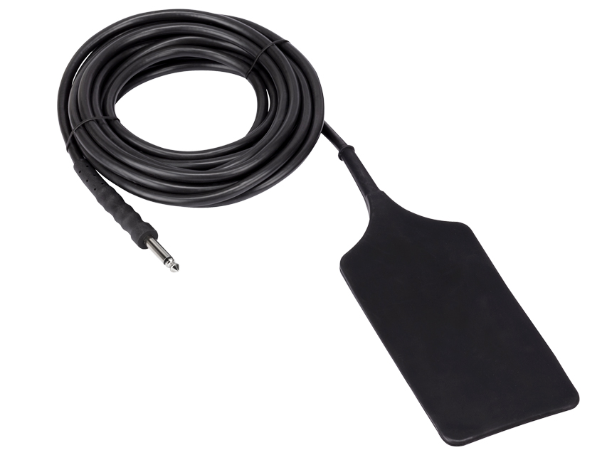 PLACCA FLESSIBILE IN GOMMA 15x8 cm con cavo 4,5 m