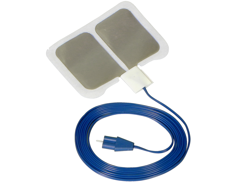 PLACCA REM TNT MONOUSO CON GEL SOLIDO - cavo di 3 m - Tipo Valleylab - adulti