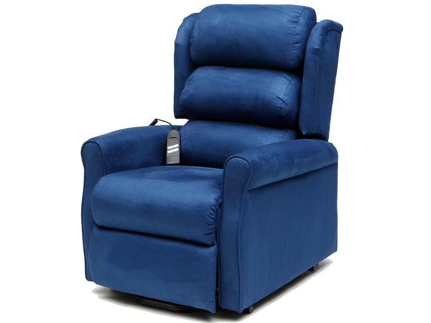 POLTRONA ELEVABILE GINEVRA 2 motori - blu