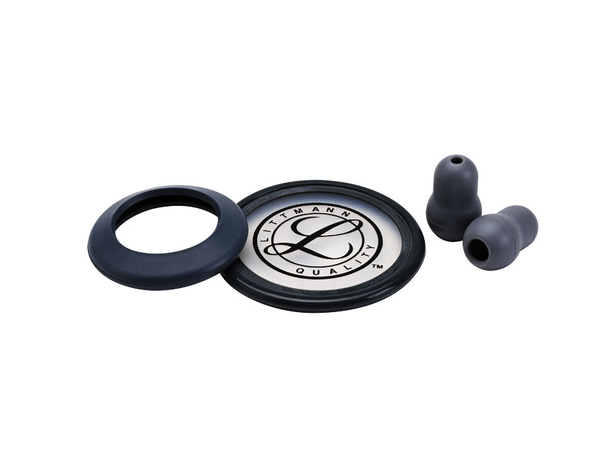 KIT LITTMANN 40006: membrana+anello+anello campana+olive per Classic II-grigio