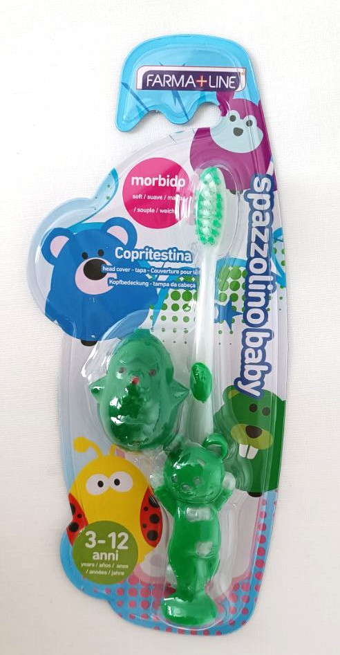 Spazzolino bimbi oralpiù_copritestina orsacchiotto