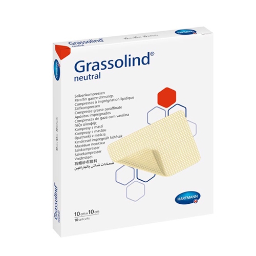 Grassolind garza grassa con paraffina 10 x 10 cm
