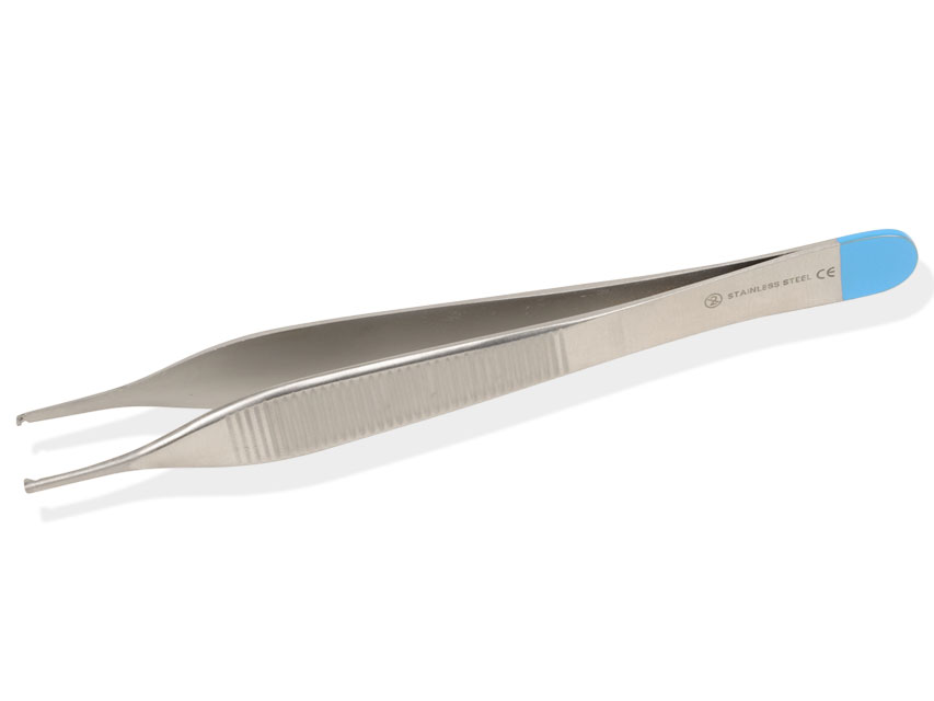 PINZA ADSON CHIRURGICA STERILE - retta - 12 cm 1x2 denti