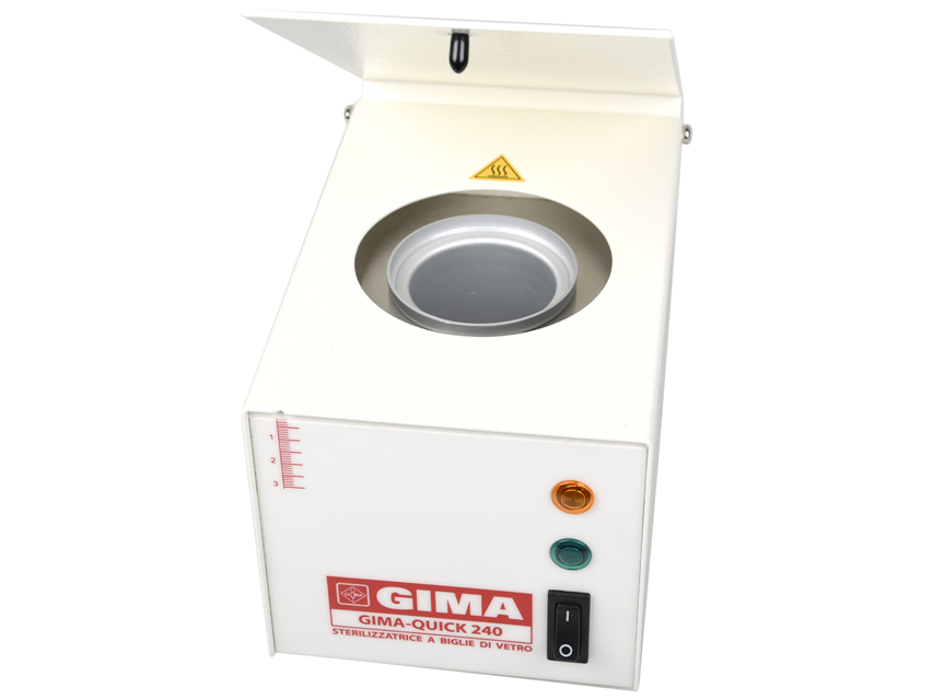 STERILIZZATRICE A BIGLIE DI VETRO GIMA QUICK