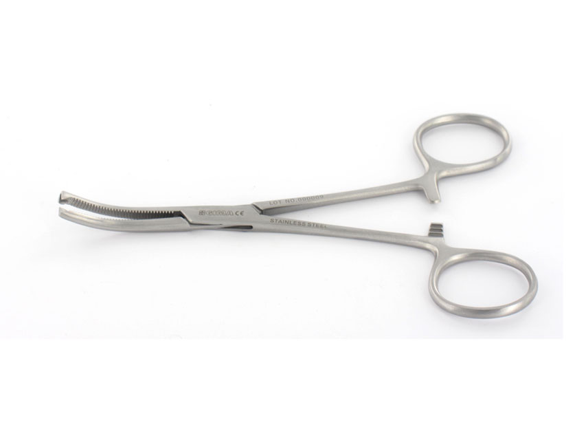 PINZA KOCHER - curva - 16 cm