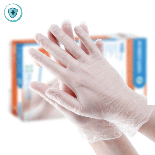 [MGI02209] Guanti vinile elasticizzato S/P taglia M
