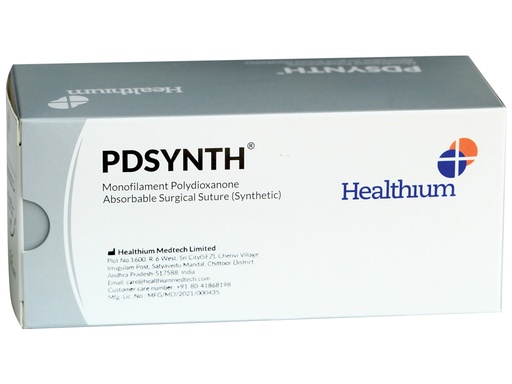 [22942] SUTURA ASS. PDSYNTH calibro 0, curva 1/2, ago 40 mm - 70 cm - viola