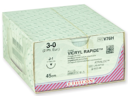[22370] SUTURA ASSORBIBILE ETHICON VICRYL RAPID - 3/0