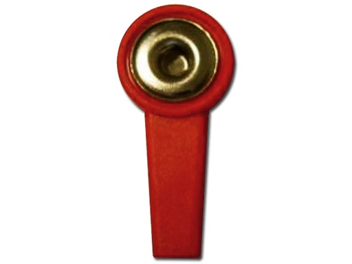 [28393] ADATTATORI A CLIP 4 mm -rossi