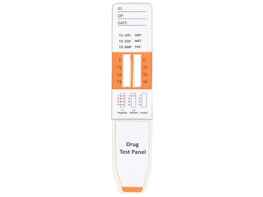 [GM-31749] MULTITEST 6 DROGHE - 8 parametri midstream su saliva - professionale