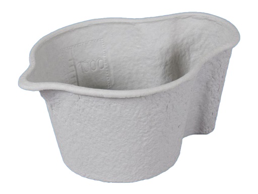 [37681] CARAFFA DI CARTA DI CELLULOSA RICICLATA 1,5 l - monouso