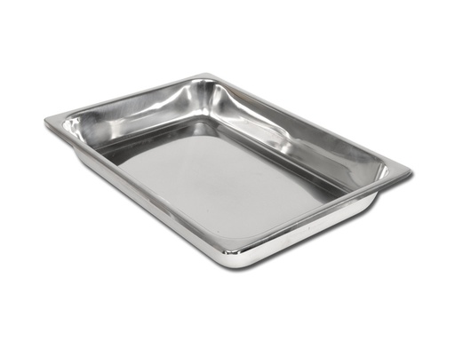 [26604] VASSOIO ACCIAIO INOX 355x254x50 mm