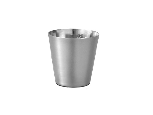 [26620] BICCHIERE PER MEDICINE INOX - 60 ml, graduato