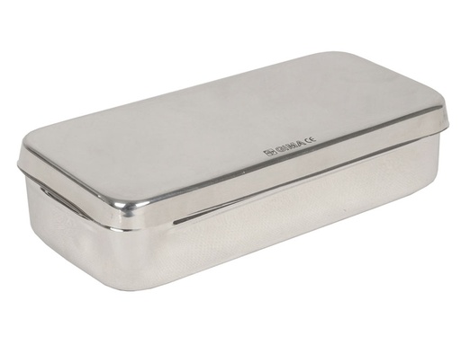 [26653] SCATOLA ACCIAIO INOX 18x8x4 cm