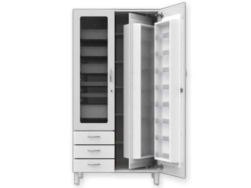 [GM-31856] ARMADIO MEDICINALI COMBO - bilaminato - bianco