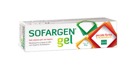 [SDF04045] Sofargen Gel argento sulfadiazina  1% (tubo da 25 gr)
