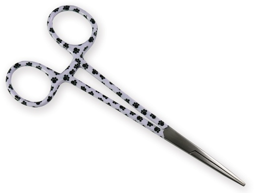 [20549] PINZA EMOSTATICA RETTA - fantasia orme - 16 cm