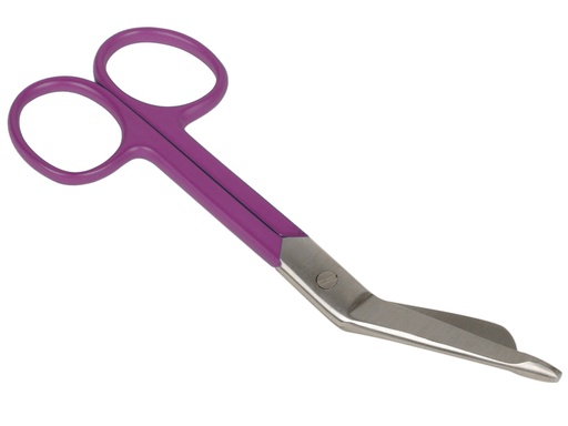 [GM-31879] FORBICI PER BENDE - anelli viola - 14 cm