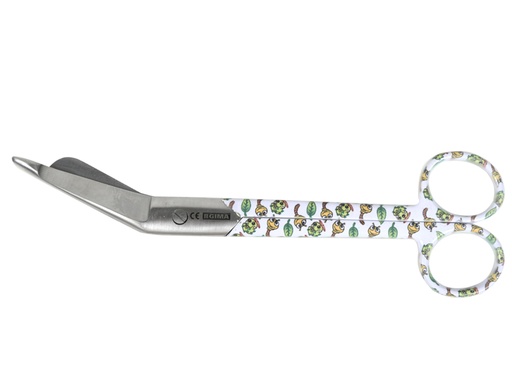 [GM-31888] FORBICI IN ACCIAIO INOX PER BENDE - fantasia bruco - 18 cm