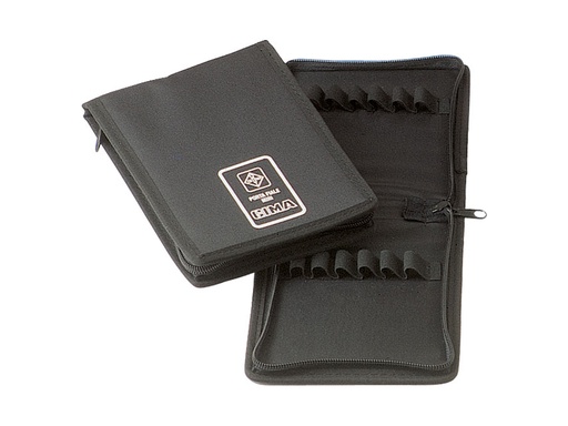 [25745] MINI PORTAFIALE ZIP - nylon nero