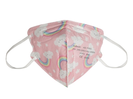 [20738] MASCHERINA FFP2 small - arcobaleno - IT,GB,FR,ES,DE