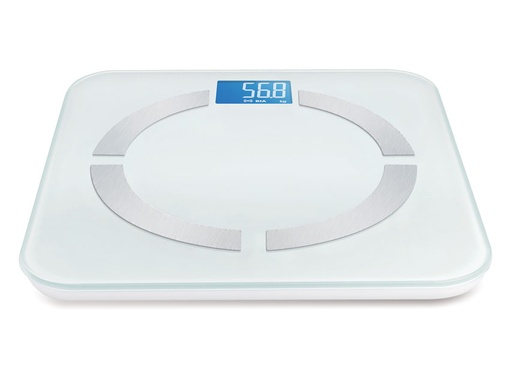 [27090] BILANCIA BODY FAT LIBRA con Bluetooth - bianca