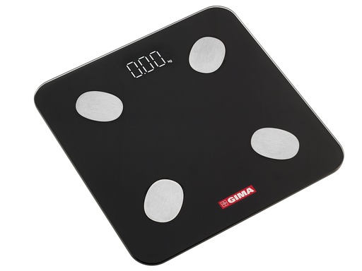 [27094] BILANCIA BODY FAT GIMAFIT con APP GIMA e Bluetooth - nera