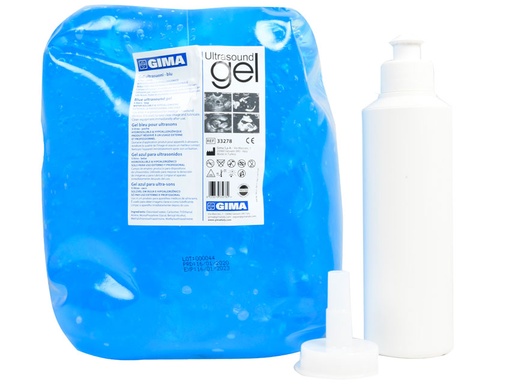 [33278] GEL ULTRASUONI BLU - sacca 5 litri