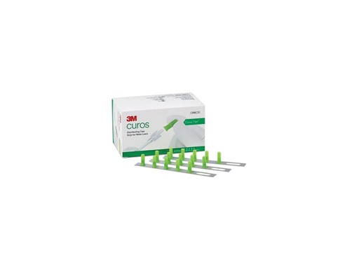 [34981] TAPPINI DISINFETTANTI CUROS TIPS - connettore Luer maschio - 40 strisce da 5