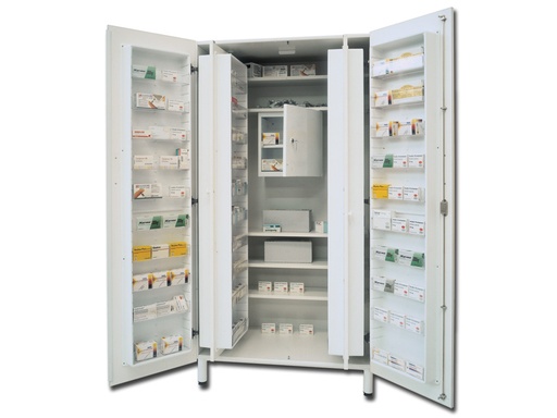 [GM-32139] ARMADIO PORTAMEDICINALI - melaminico - bianco