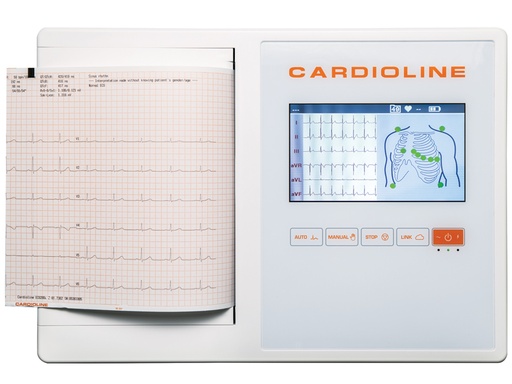 [54205] CARDIOLINE ECG200L FULL (Glasgow + EasyApp) - schermo a colori touch da 7"