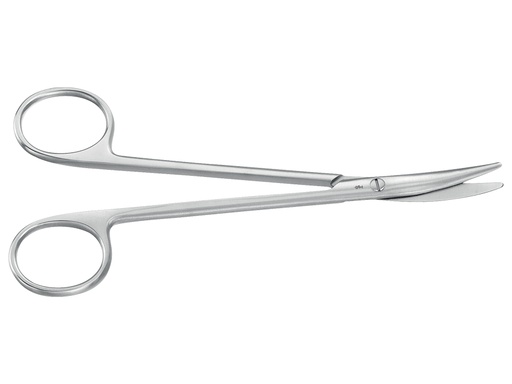 [39132] FORBICI METZENBAUM AESCULAP - curve - punte smusse - 14,5 cm - BC605R