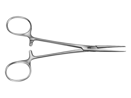 [39200] PINZA EMOSTATICA KELLY AESCULAP - retta - punte smusse - 14 cm - BH134R