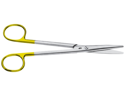 [39350] FORBICI MAYO SOTTILI DUROTIP AESCULAP IN CT - rette - punte smusse - 17 cm - BC242R