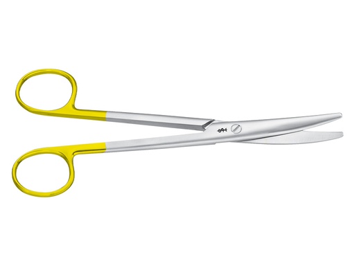 [39351] FORBICI MAYO SOTTILI DUROTIP AESCULAP IN CT - curve - punte smusse - 17 cm - BC243R