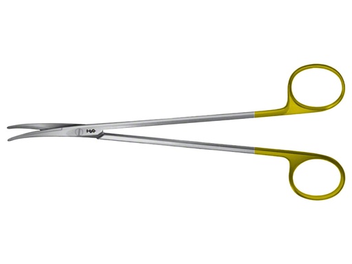 [39365] FORBICI METZENBAUM DUROTIP AESCULAP IN CT - curve - punte smusse - 14,5 cm - BC261R