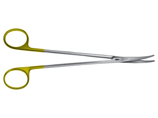 [39366] FORBICI METZENBAUM DUROTIP AESCULAP IN CT - curve - punte smusse - 18 cm - BC263R