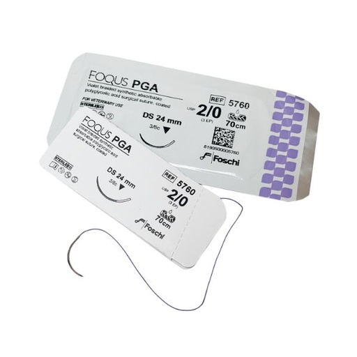 [DMM05033] Sutura Biolong DS24 USP 2-0 cm.70 - ago 3/8 monofilamento