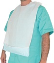 [IGP02071] Bavaglio politenato con  tasca 10cm 36x65 cm